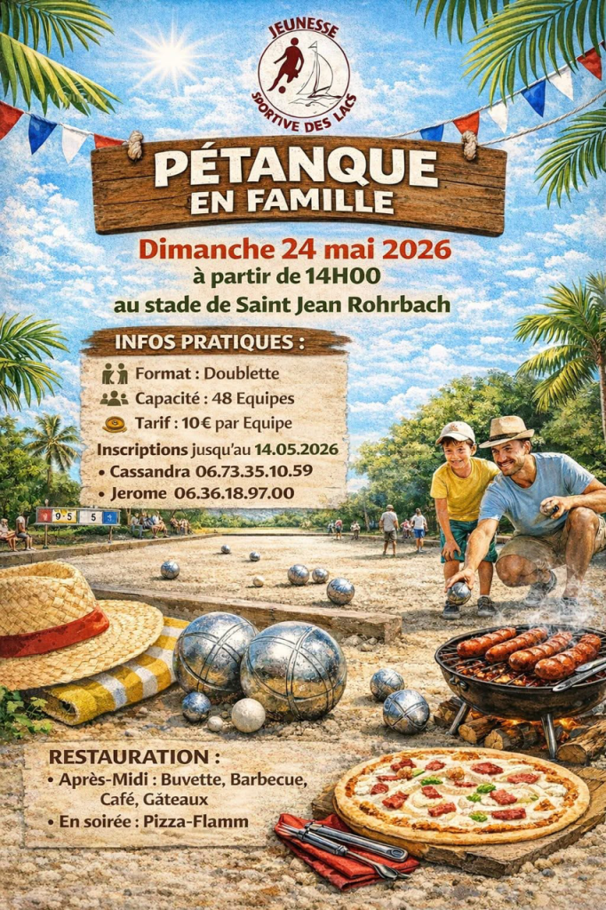 Pétanque en famille