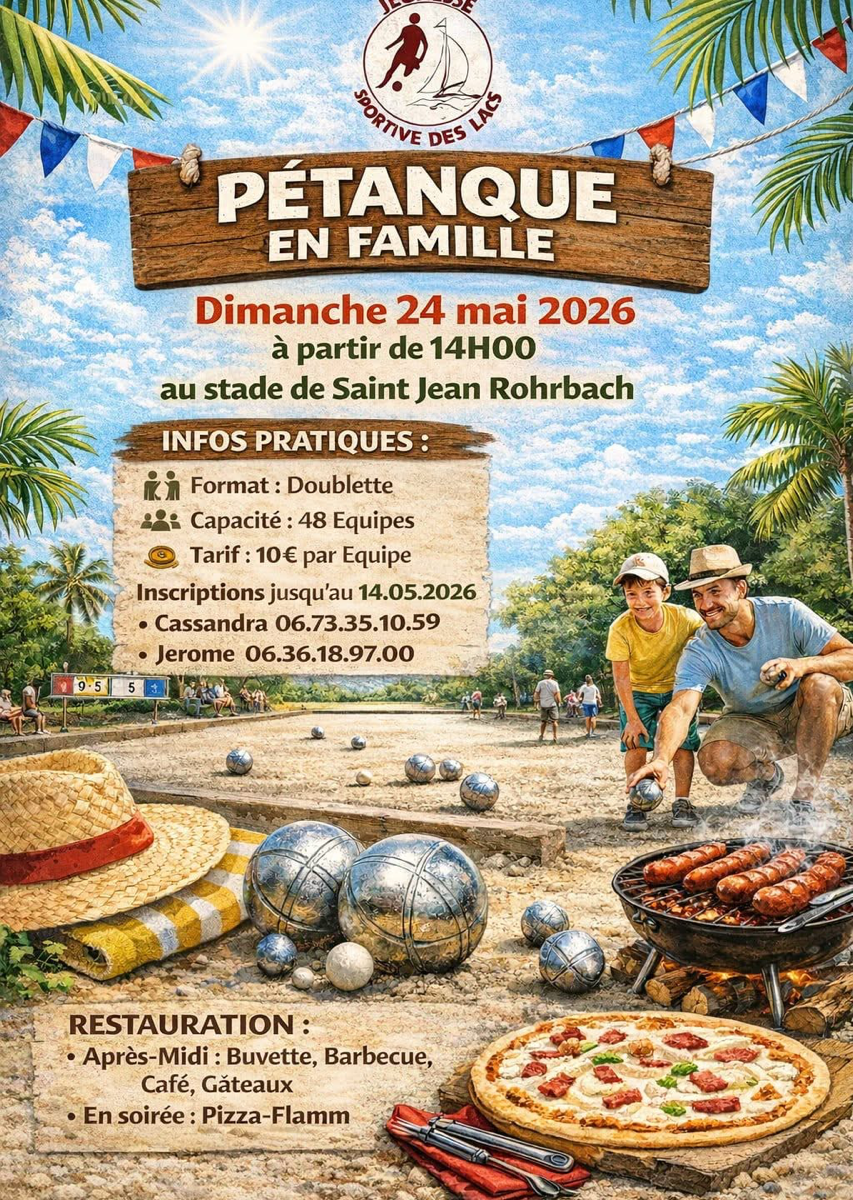 Pétanque en famille